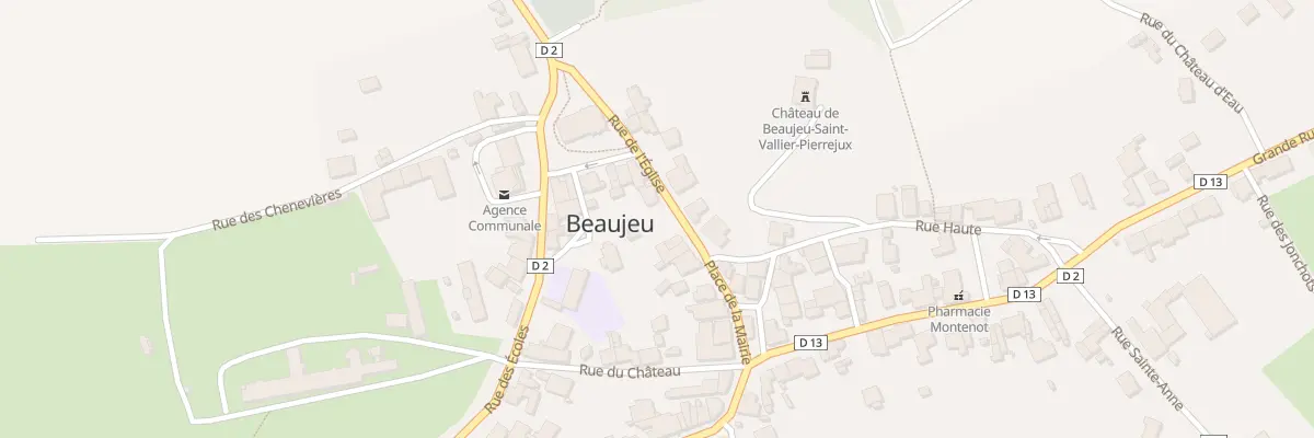 Plan du 7 Rue de l’Eglise à Beaujeu-Saint-Vallier-Pierrejux-et-Quitteur