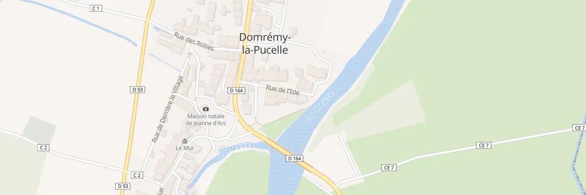 Plan du 8 Rue de l’Isle à Domrémy-la-Pucelle