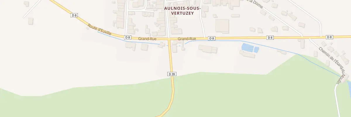 Plan du 6 Gr Grande Rue A Aulnois à Euville