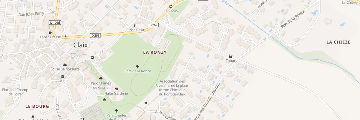 Plan du 20 All des Cerisiers à Claix