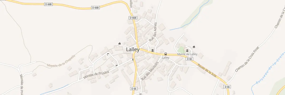 Plan du 5066 Le Village à Lalley