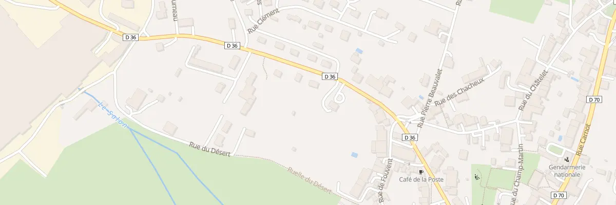 Plan du 5 Rte de Champlitte à Dampierre-sur-Salon