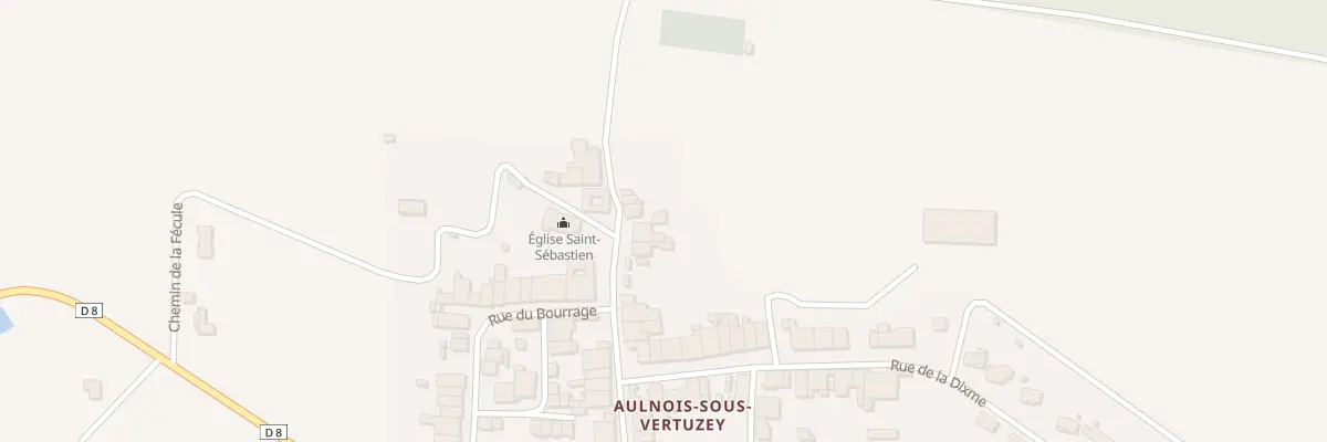 Plan du 3 Rue de l’Eglise a Aulnois à Euville
