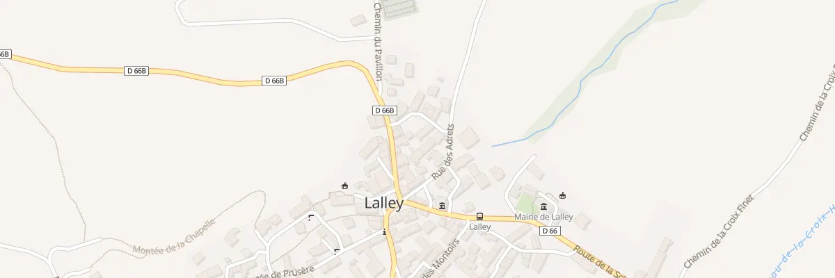 Plan du 5103 Le Village à Lalley