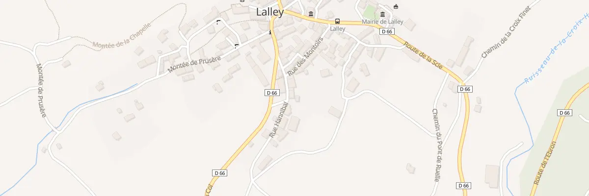 Plan du 5033 Le Village à Lalley