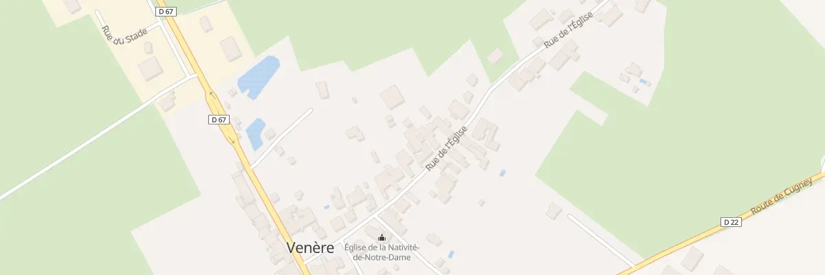 Plan du 18 Rue de l’Eglise à Venère
