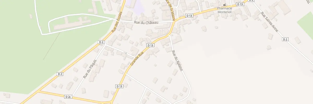 Plan du 12 Gr Grande Rue à Beaujeu-Saint-Vallier-Pierrejux-et-Quitteur