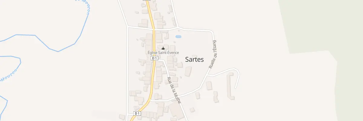 Plan du 5 Rue de la Mothe à Sartes