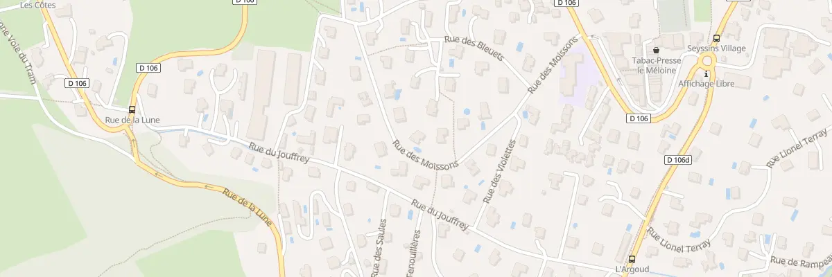 Plan du 10 Rue des Moissons à Seyssins