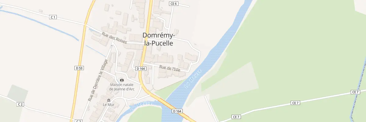 Plan du 13 Rue de l’Isle à Domrémy-la-Pucelle