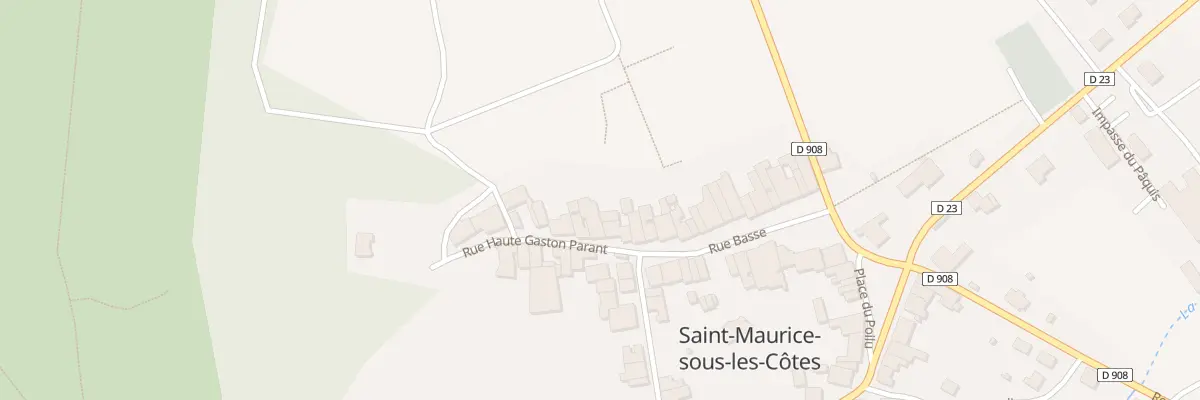 Plan du 2 Rue Haute Gaston Parant à Saint-Maurice-sous-les-Côtes
