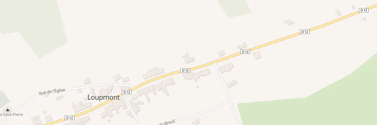 Plan du 4 Gr Grande Rue à Loupmont