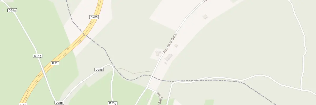Plan du 5001 A la Gare à Lavancia-Epercy
