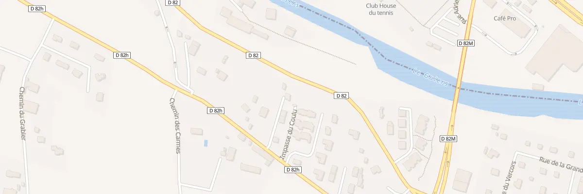 Plan du 100 Imp des Lavandes au Pont-de-Beauvoisin
