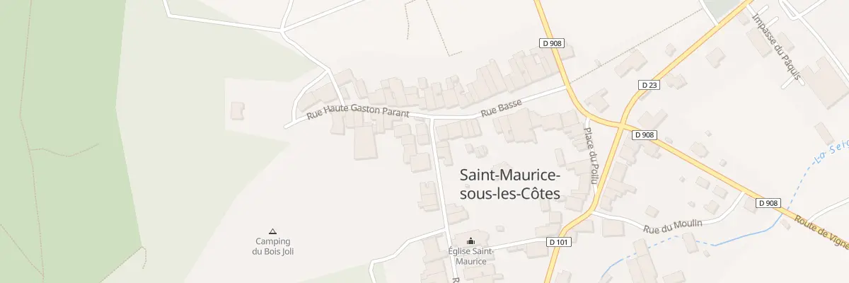Plan du 3 Rue de l’Eglise à Saint-Maurice-sous-les-Côtes