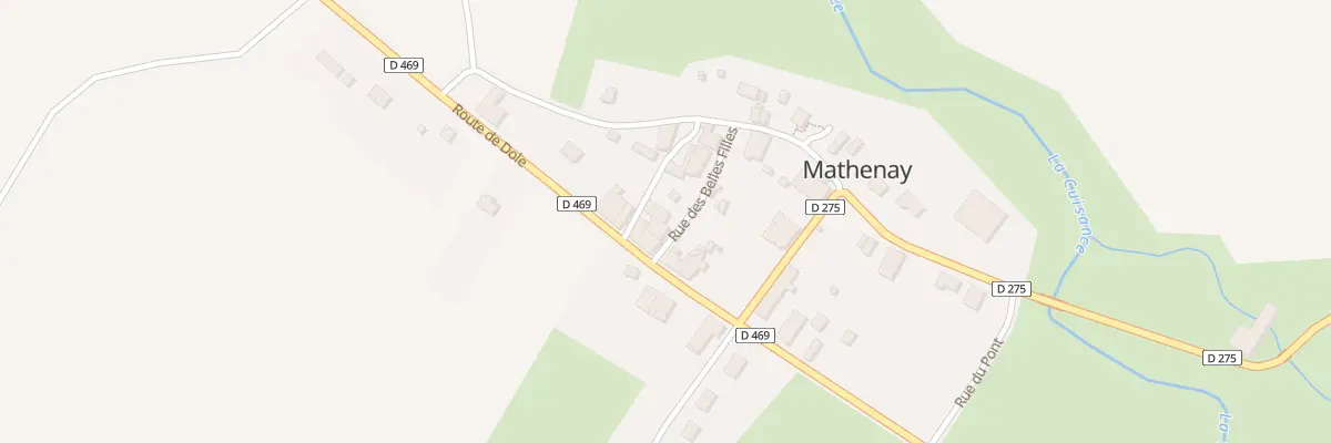 Plan du 4 Rue des Belles Filles à Mathenay