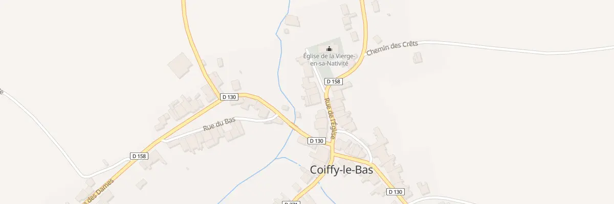 Plan du 5 Rue de l’Eglise à Coiffy-le-Bas