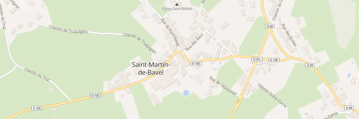 Plan du 5063 Saint Martin Village à Saint-Martin-de-Bavel