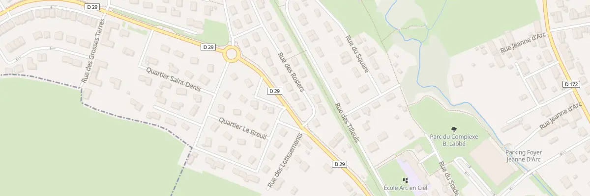Plan du 3 Rue des Rosiers à Gorcy