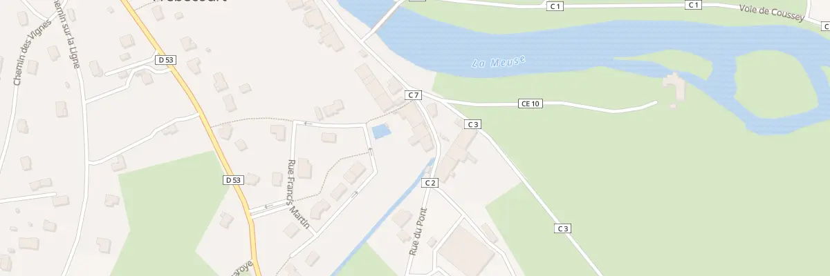 Plan du 14 Rue du Pont à Frebécourt