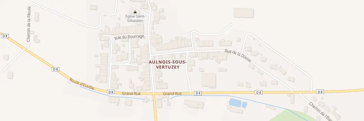 Plan du 6 Rue de la Dixme à Euville