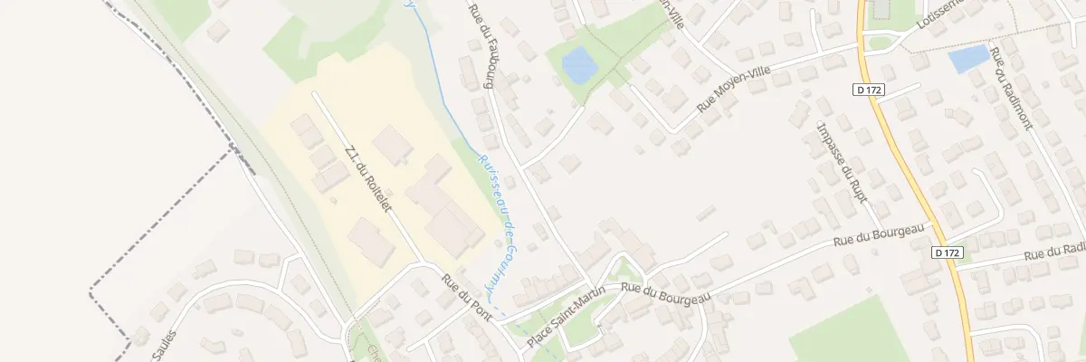 Plan du 2 Rue du Faubourg à Gorcy