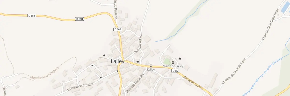 Plan du 5060 Le Village à Lalley
