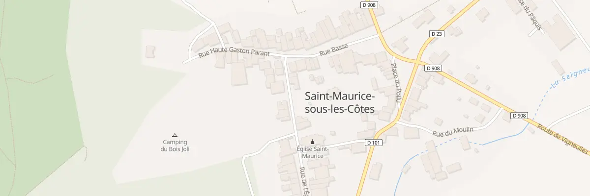 Plan du 5 Rue de l’Eglise à Saint-Maurice-sous-les-Côtes