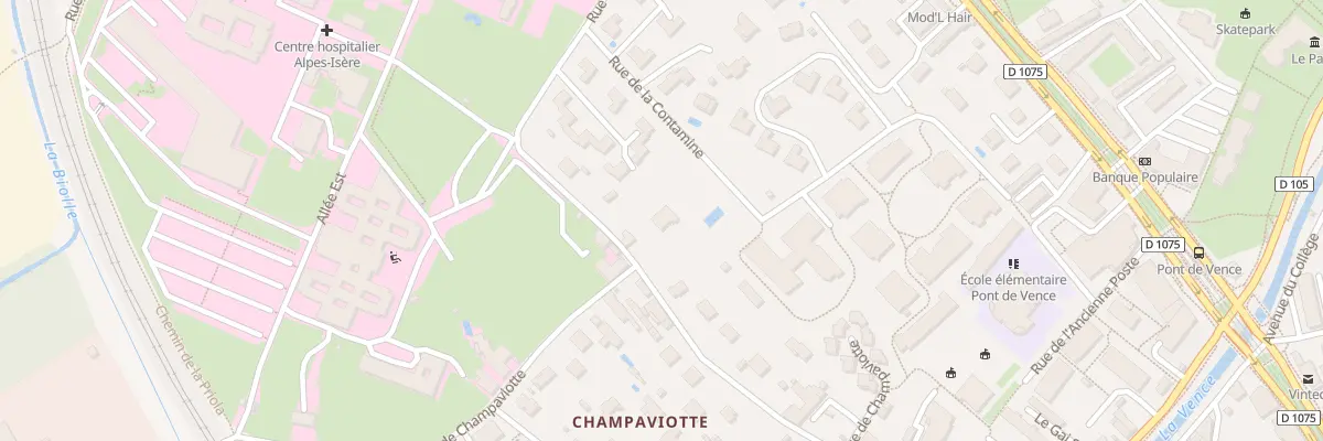 Plan du 38 Rue de Champaviotte à Saint-Égrève