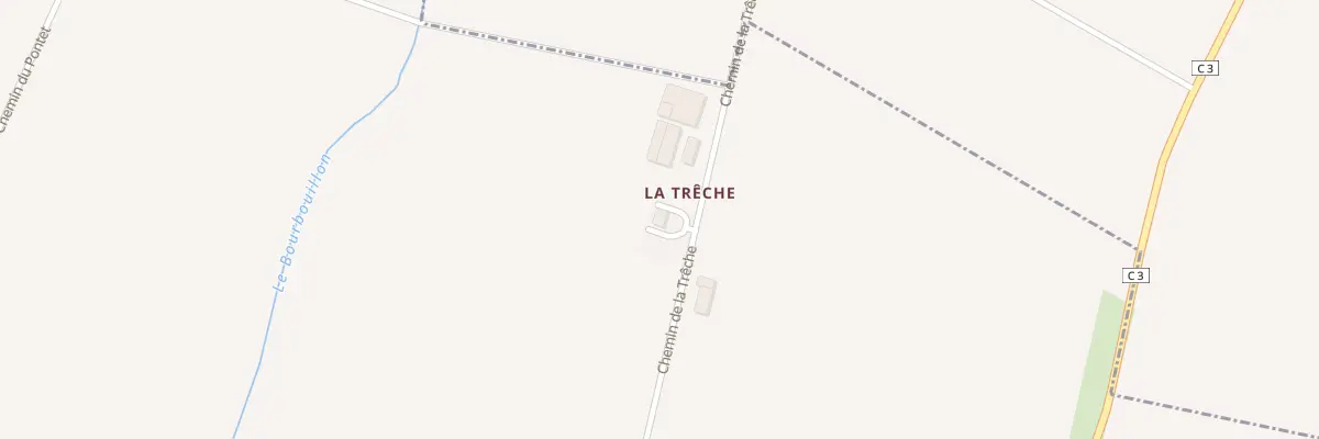 Plan du 5072 La Treche à Largillay-Marsonnay