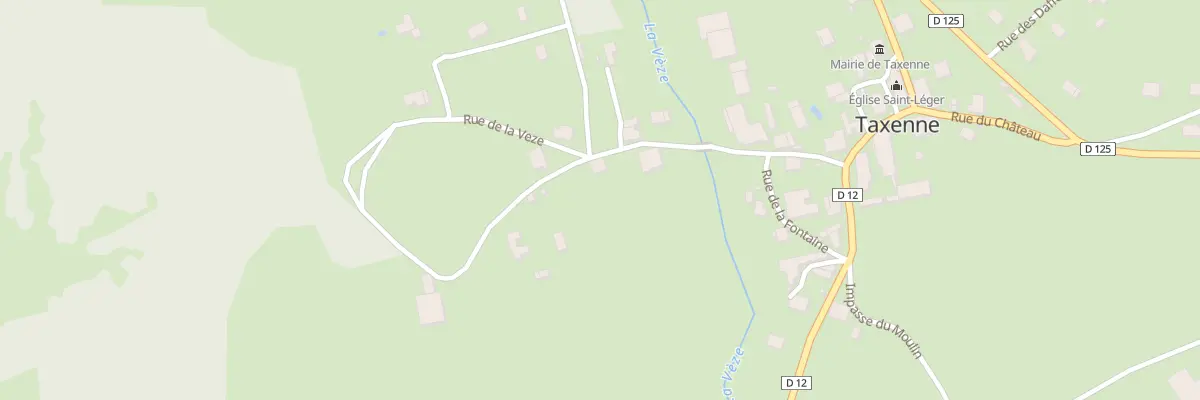 Plan du 1 Devant La Ville à Taxenne