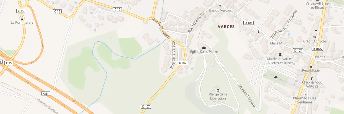 Plan du 4 Rue de La Valette à Varces-Allières-et-Risset