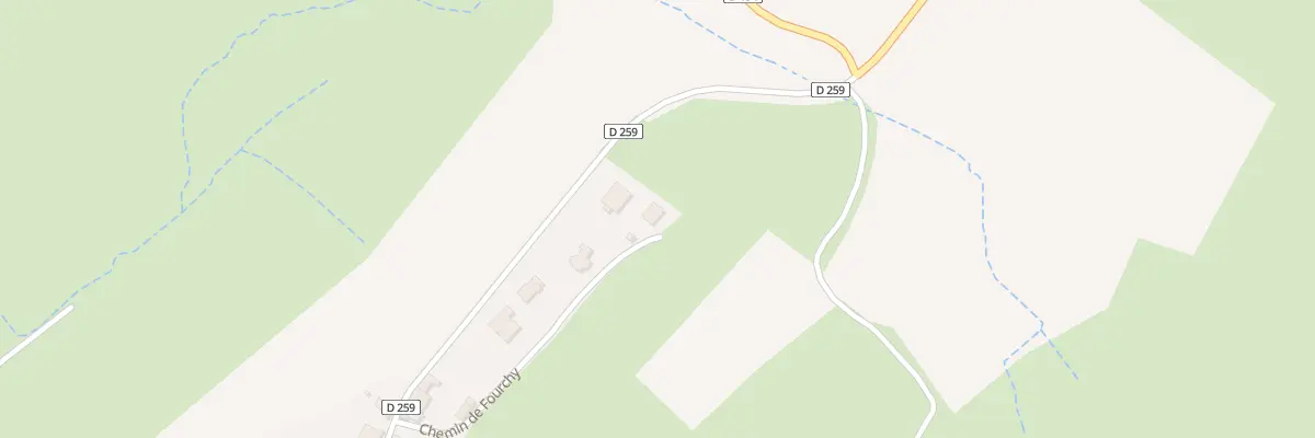 Plan du 7 Che de Fourchy à Miéry