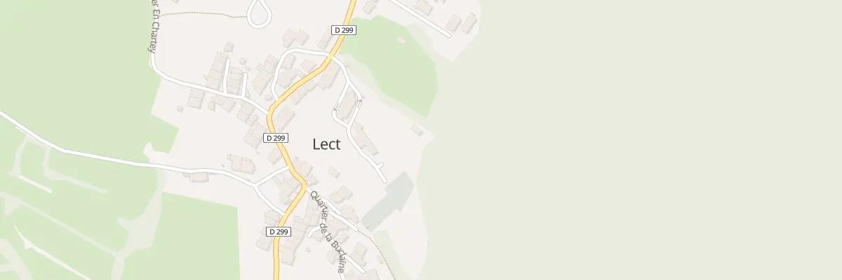 Plan du 1 Rue de l’Eglise à Lect