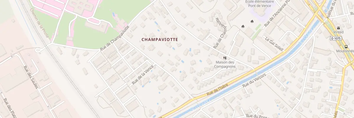 Plan du 11B Rue de Champaviotte à Saint-Égrève