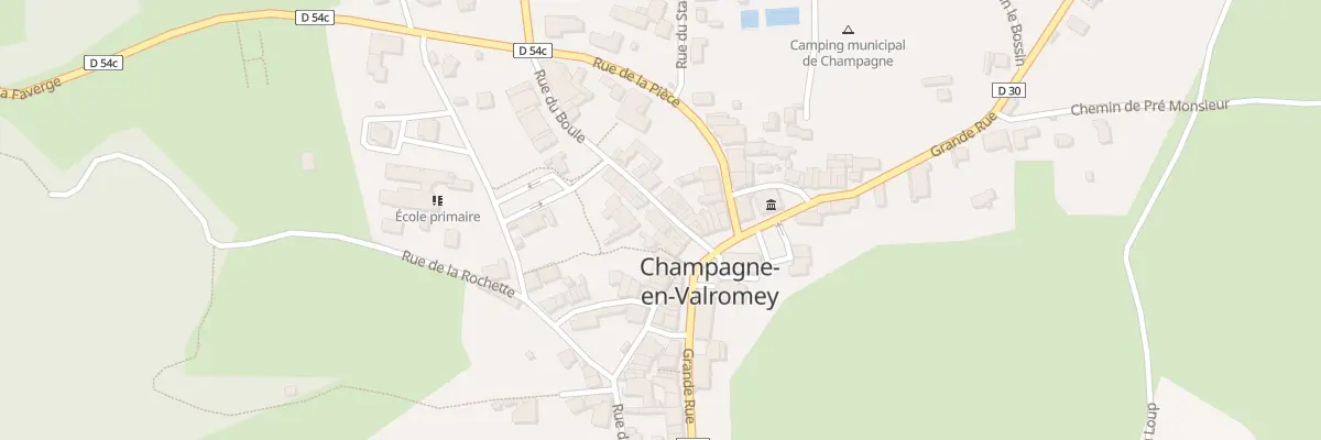 Plan du 37 Rue du Boule à Champagne-en-Valromey