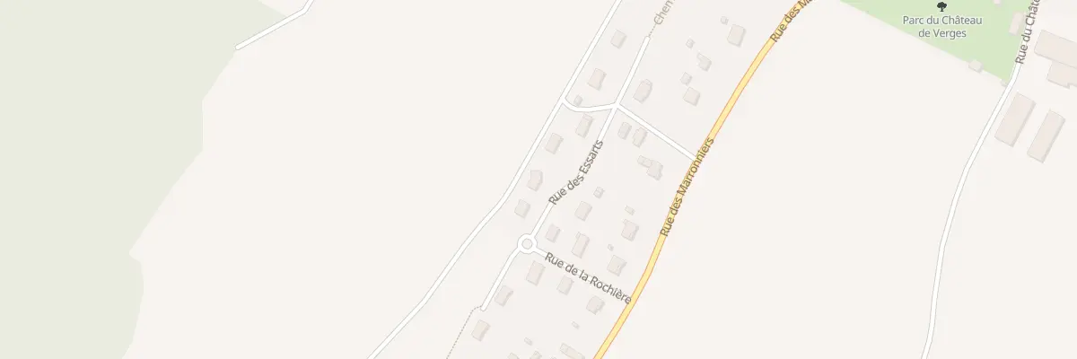 Plan du 3 Rue des Essarts à Verges