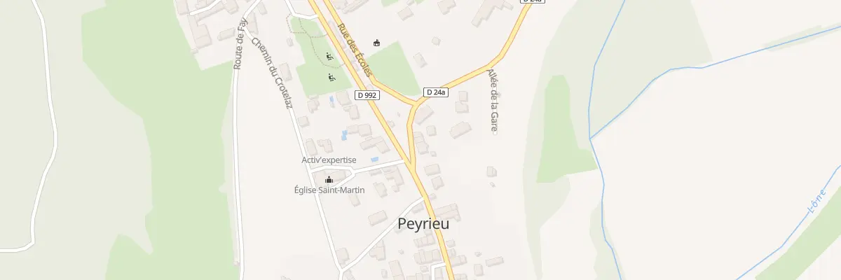 Plan du 20 Rte de Savoie à Peyrieu