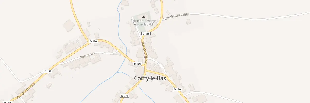 Plan du 4 Rue de l’Eglise à Coiffy-le-Bas