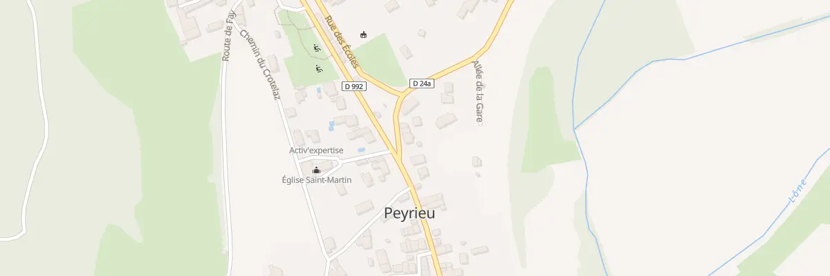 Plan du 6 Rte de Savoie à Peyrieu