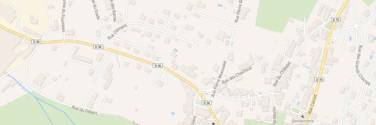 Plan du 6 Rte de Champlitte à Dampierre-sur-Salon