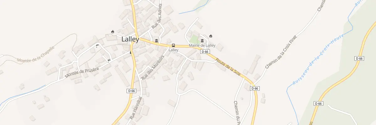 Plan du 5047 Le Village à Lalley