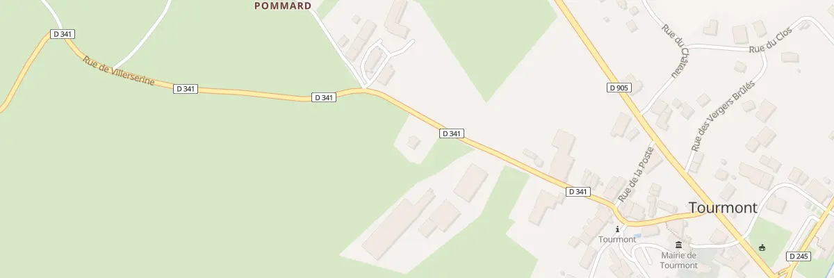 Plan du 10 Rue de Villerserine à Tourmont