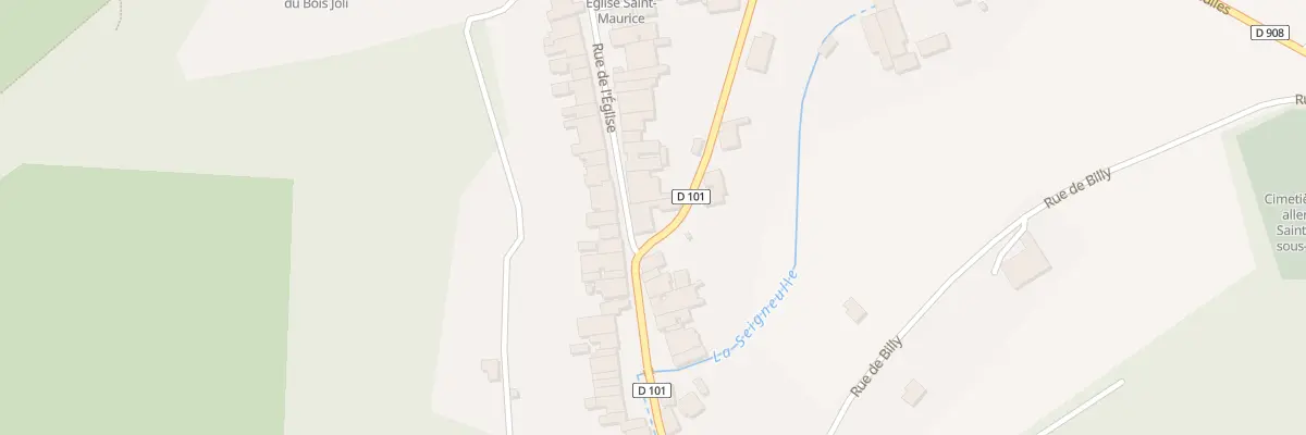 Plan du 6 Rue Jeanne d’Arc à Saint-Maurice-sous-les-Côtes