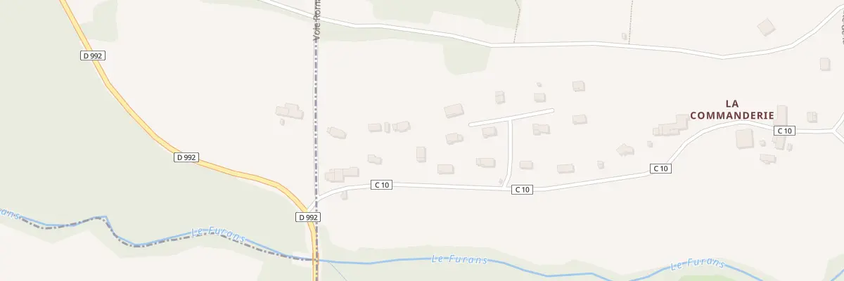 Plan du 2070 Rte de la Commanderie à Brens