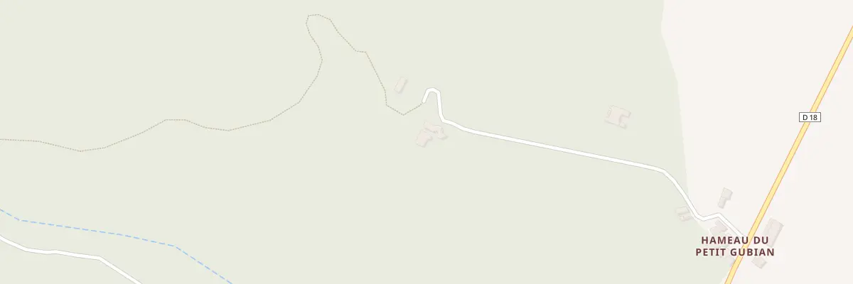 Plan du 5005 Petit Gubian à Revest-des-Brousses