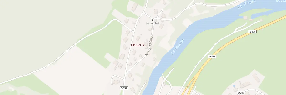 Plan du 7 Rue du Château à Lavancia-Epercy
