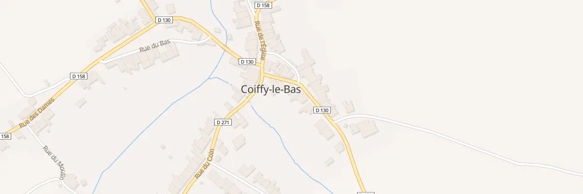 Plan du 6 Rue de la Chapelle à Coiffy-le-Bas