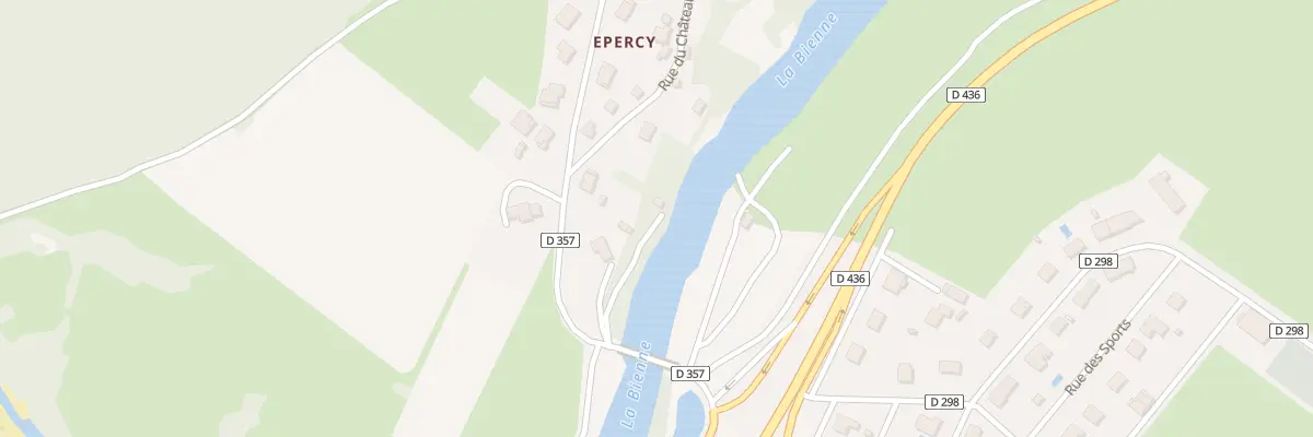 Plan du 2 Cd 27 A Epercy à Lavancia-Epercy