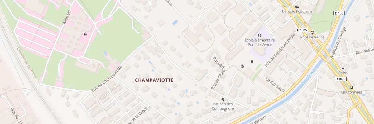 Plan du 26 Rue de Champaviotte à Saint-Égrève